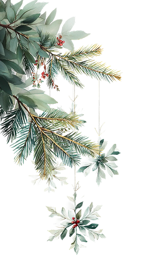 une banderole de noël